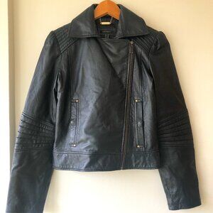 Black leather APART jacket